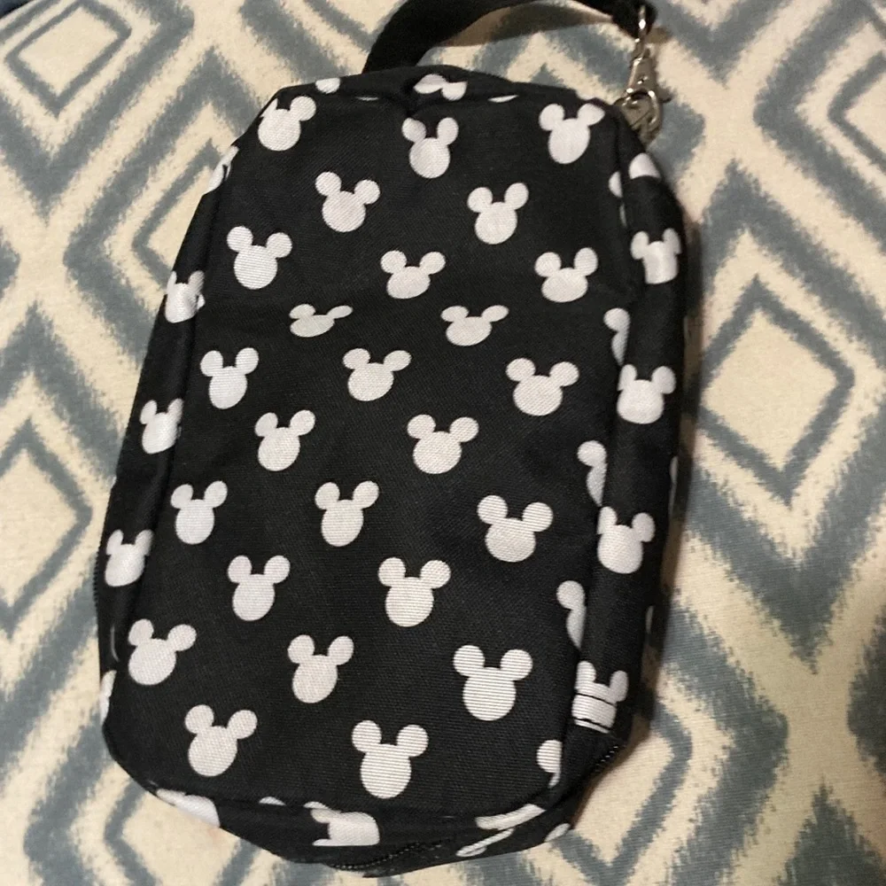 Black and‎ White Mickey Mouse Patterned Bag